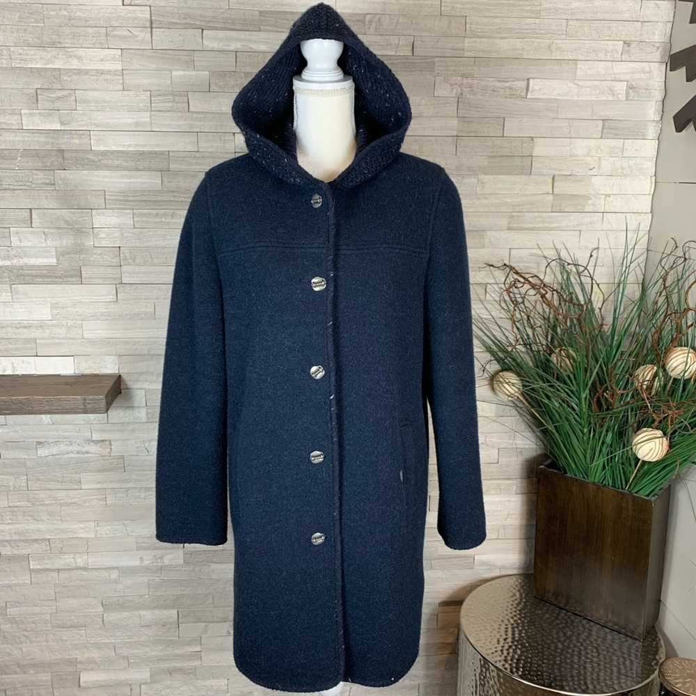 Giesswein Austria Wool/Alpaca Unlined Navy Jacket
